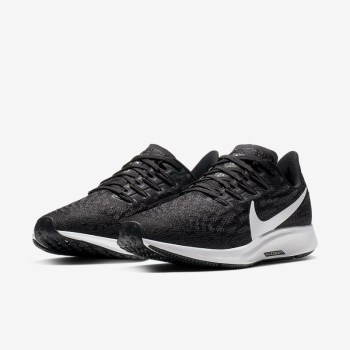 Nike Air Zoom Pegasus 36 - Női Futócipő - Fekete/Szürke/Fehér